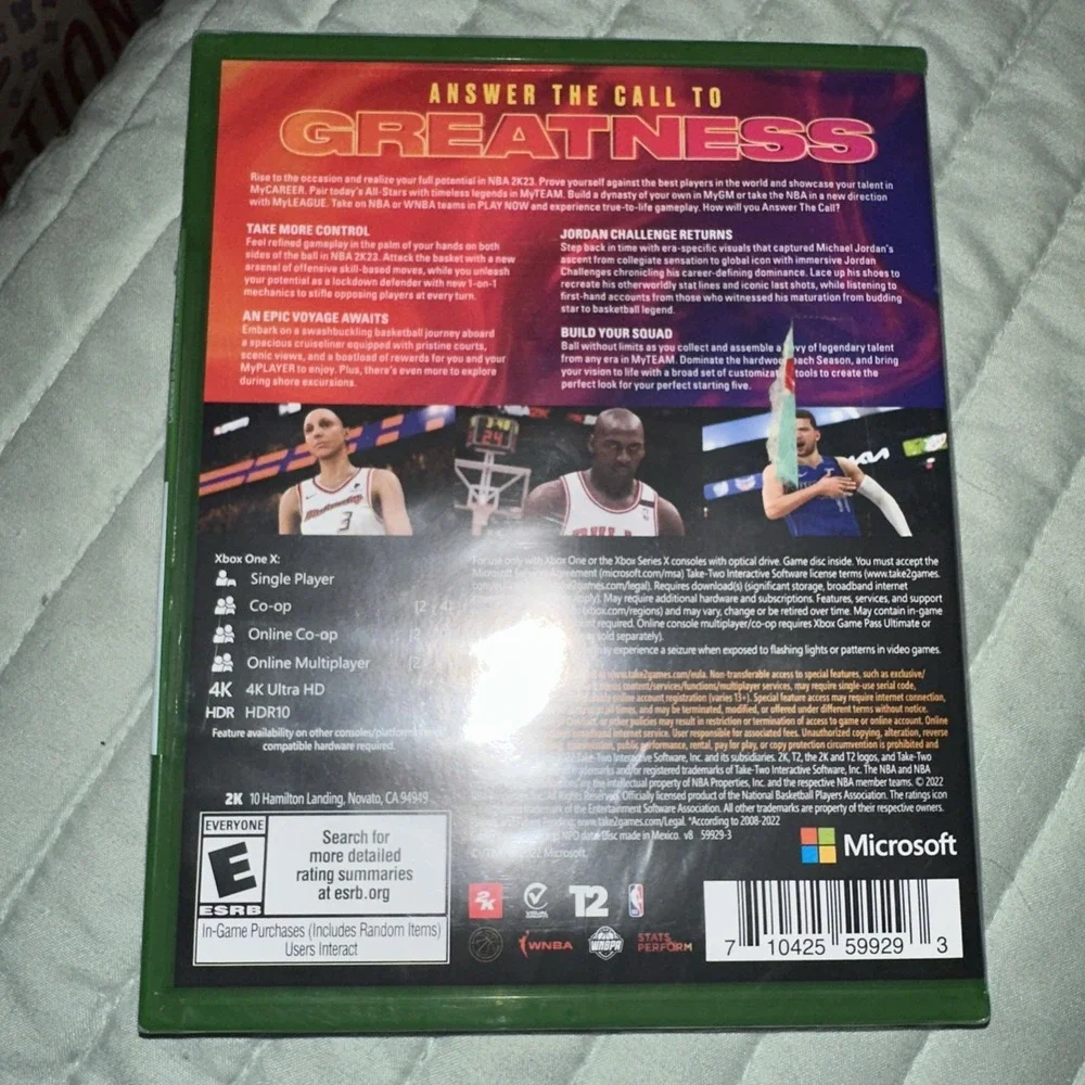NBA 2K23 - Microsoft‎ Xbox One Brand New Factory Sealed
